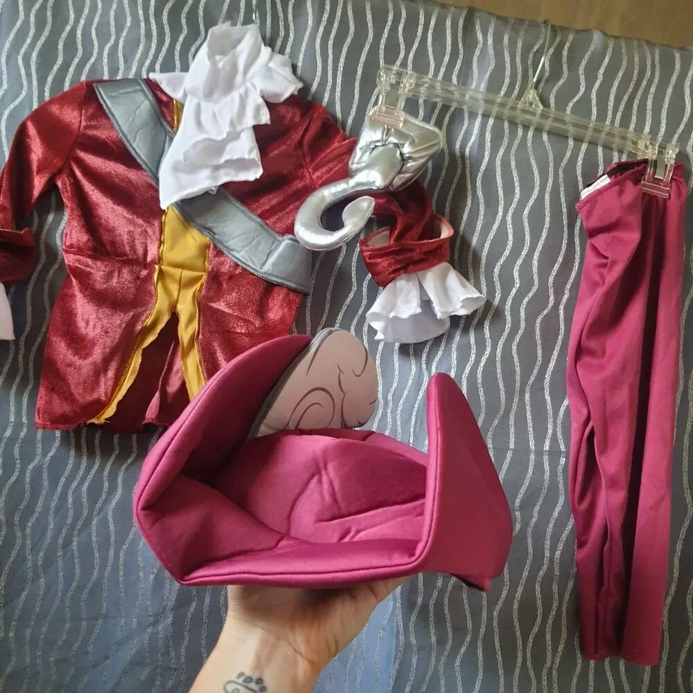 Disney Baby Captain Hook Costume 12 To 18 Months Infant Child Toddler Peter Pan